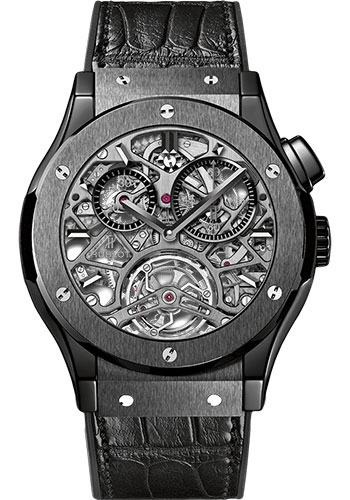 Hublot Classic Fusion Tourbillon Skeleton All Black Limited Edition of 99 Watch