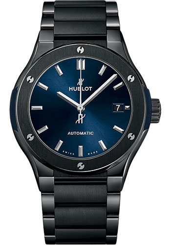 Hublot Classic Fusion Ceramic Blue Bracelet Watch
