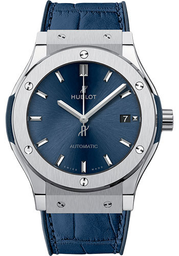 Hublot Classic Fusion Blue Titanium Watch