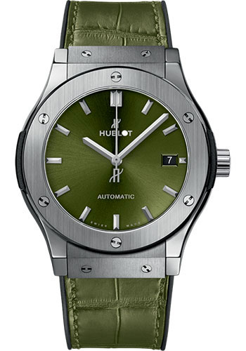 Hublot Classic Fusion Titanium Green Watch