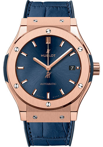 Hublot Classic Fusion Blue King Gold Watch
