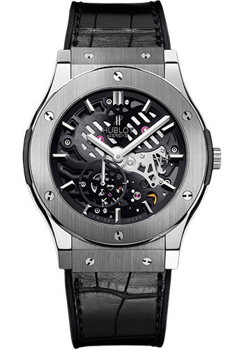 Hublot Classic Fusion Extra-Thin Skeleton King Gold Watch