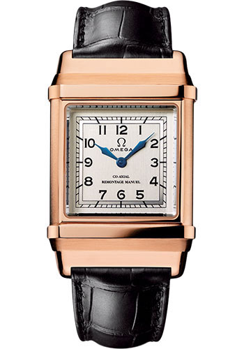 Omega Specialities Museum - 50.5 x 33.05 mm Red Gold Case - Silvered Dial - Black Leather Strap Limited Edition of 135