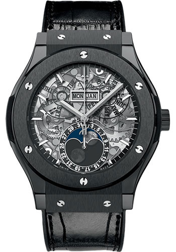 Hublot Classic Fusion Aerofusion Moonphase Black Magic Watch