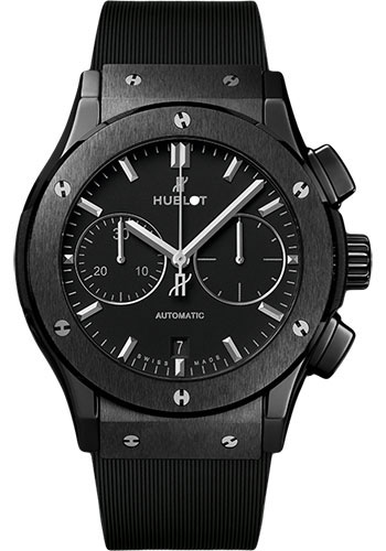 Hublot Classic Fusion Chronograph Black Magic Watch - 45 mm - Black Lacquered Dial