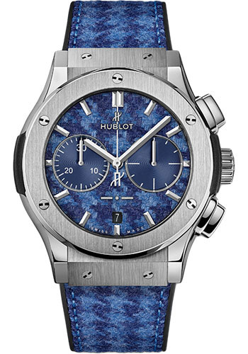 Hublot Classic Fusion Chronograph Italia Independent Pieds-De-Poule Titanium Limited Edition of 100 Watch