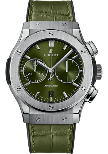 Hublot Classic Fusion Chronograph Titanium Green Watch