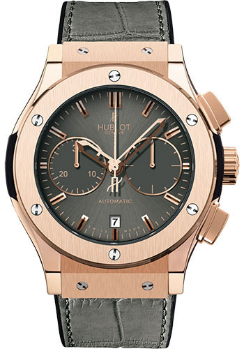 Hublot Classic Fusion Racing Grey Chronograph King Gold Watch