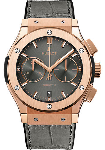 Hublot Classic Fusion Racing Grey Chronograph King Gold Watch - 45 mm - Grey Dial