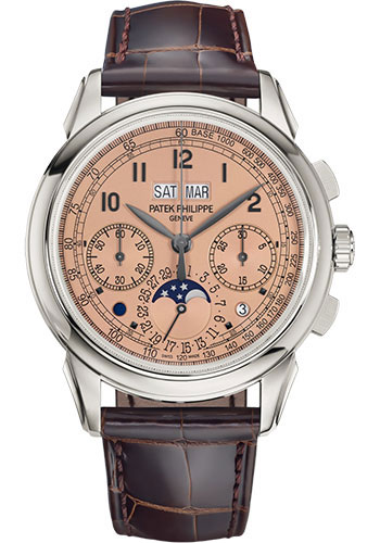 Patek Philippe Grand Complications Chronograph Perpetual Calendar - Platinum - Golden Opaline Dial