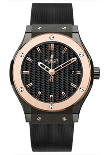 Hublot Classic Fusion Ceramic Gold Watch