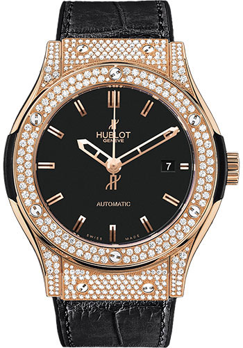Hublot Classic Fusion Gold Diamonds Watch