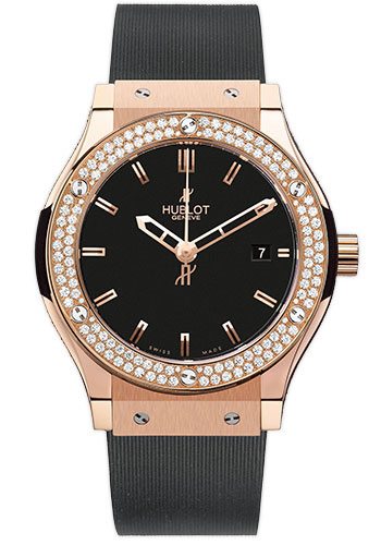 Hublot Classic Fusion Gold Diamonds Watch