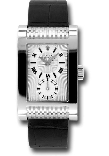 Rolex CelliniPrince Watch - White Gold - Silver Dial