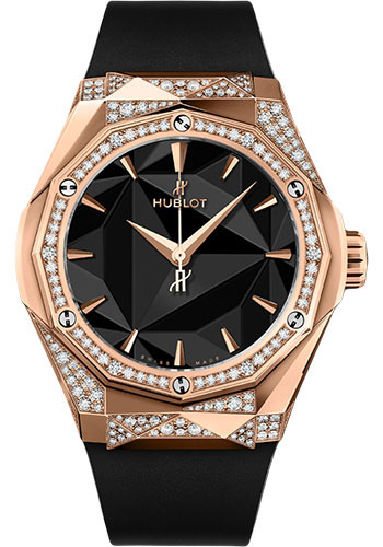 Hublot Classic Fusion Orlinski King Gold Alternative Pavé Watch - 40 mm - Black Dial