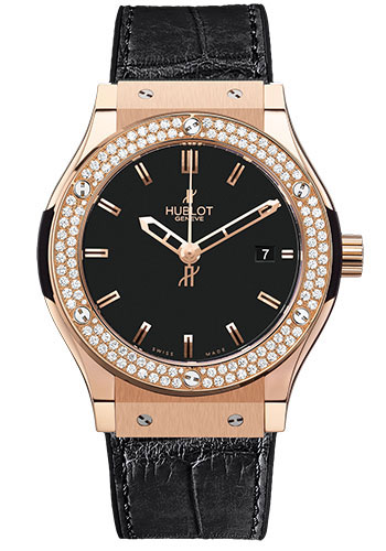 Hublot Classic Fusion Gold Diamonds Watch