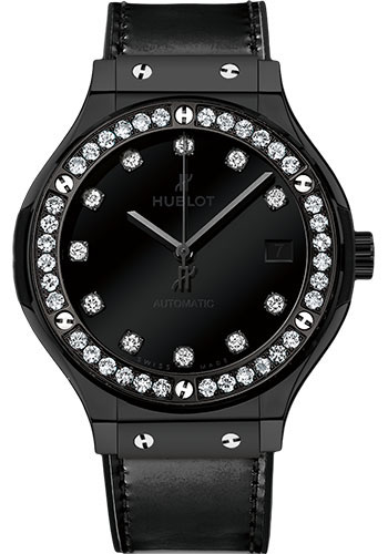 Hublot Classic Fusion Shiny Ceramic Diamonds Watch