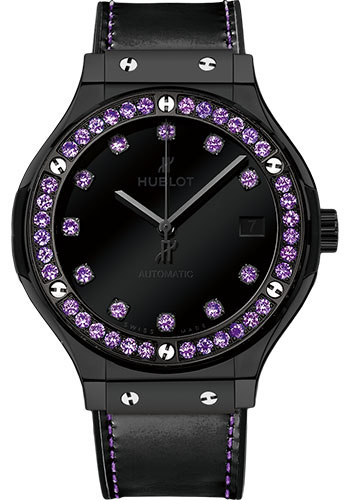 Hublot Classic Fusion Shiny Ceramic Purple Watch
