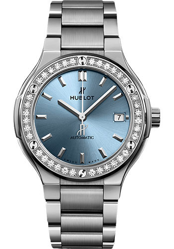 Hublot Classic Fusion Titanium Light Blue Watch