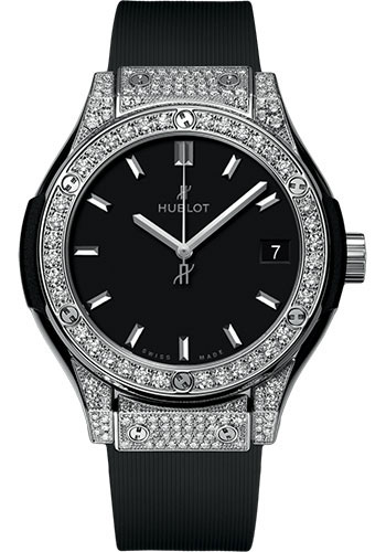 Hublot Classic Fusion Titanium Pave Watch