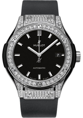 Hublot Classic Fusion Titanium Pavé Watch
