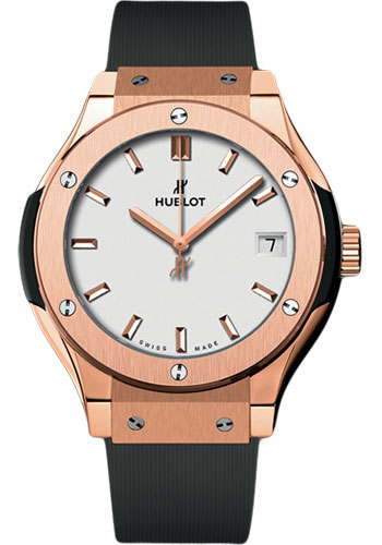 Hublot Classic Fusion King Gold Opalin Pavé Watch