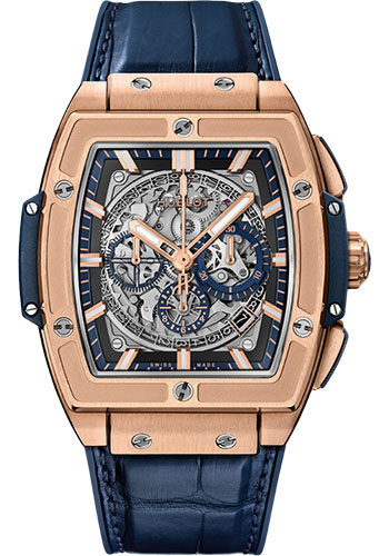 Hublot Spirit Of Big Bang King Gold Blue Watch
