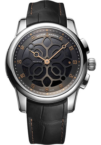 Ulysse Nardin Hourstriker Phantom 43 mm - Steel Case - Other Phantom Dial - Leather Strap