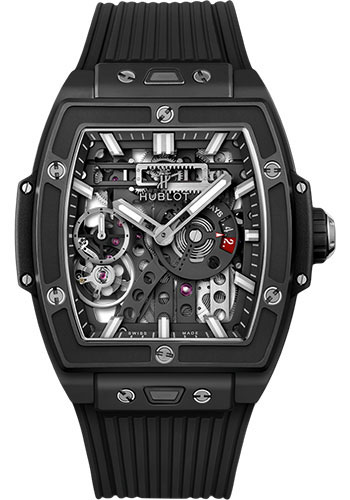 Hublot Spirit Of Big Bang MECA-10 Black Magic Watch - 45 mm - Black Skeleton Dial