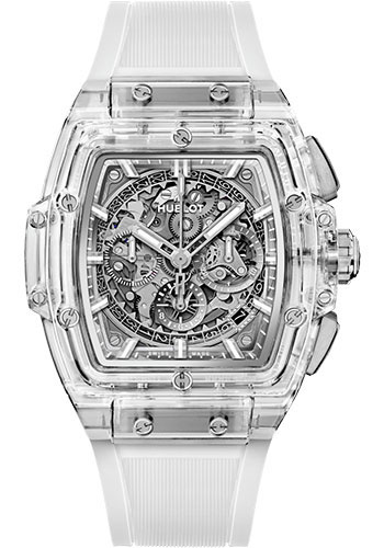 Hublot Spirit of Big Bang Sapphire Watch - 42 mm - Sapphire Dial - Transparent Strap Limited Edition of 200