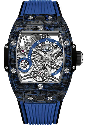 Hublot Spirit Of Big Bang Tourbillon Carbon Blue Watch - 42 mm - Sapphire Crystal Dial Limited Edition of 55