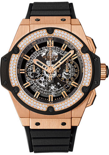 Hublot Big Bang King Power Unico King Gold Diamonds Watch