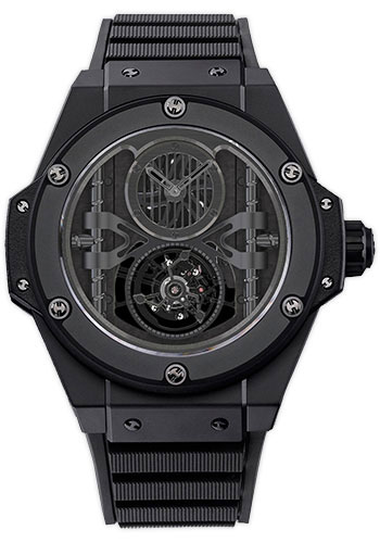 Hublot Big Bang King Power All Black Tourbillon Watch