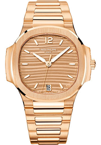 Patek Philippe Nautilus Ladies Automatic - 35.2 mm - Rose Gold - Golden Brown Opaline Dial