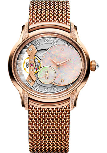 Audemars Piguet Millenary Frosted Gold Opal Dial Watch