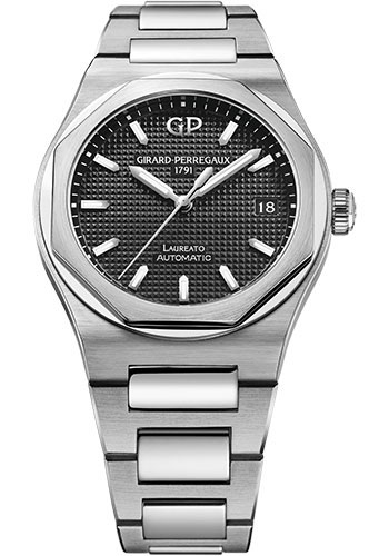 Girard-Perregaux Laureato 38 mm Watch - Black Dial