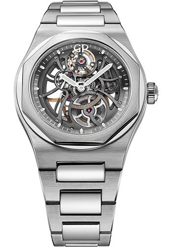 Girard-Perregaux Laureato Skeleton Watch - Steel Case