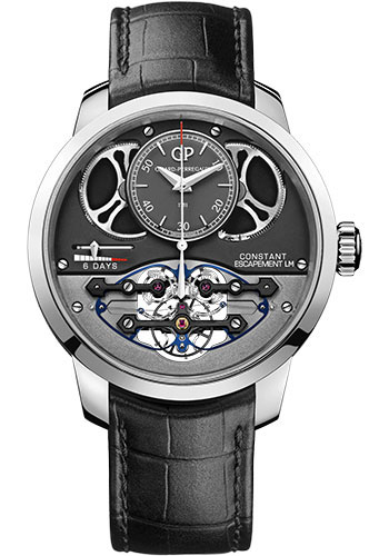 Girard-Perregaux Bridges Constant Escapement L.M. Watch - White Gold Case