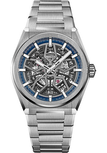 Zenith Defy Classic Watch - Titanium - Openworked Dial - Titanium Bracelet