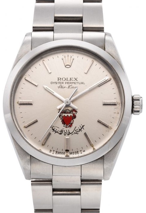 Rolex Air King Dial for Prince Khalifa Bin Salman Al Khalifa, Prime Minister of Bahrain 5500