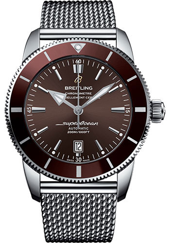 Breitling Superocean Héritage II 46 Watch - Steel Case - Copperhead Bronze Dial - Steel Strap - Ocean Classic Bracelet