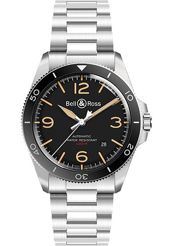 Bell & Ross BR V2-92 Steel Heritage Watch - Steel Bracelet