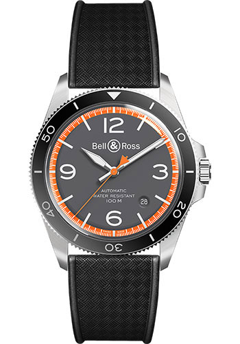 Bell & Ross BR V2-92 Garde-Cotes Watch - Rubber Strap
