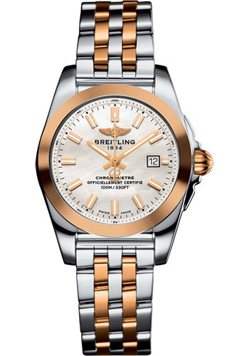 Breitling Galactic 29 Sleek Watch - Steel & rose Gold - Mother-Of-Pearl Dial - Two-Tone Bracelet