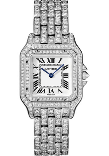 Cartier Panthère de Cartier Watch - 37 mm White Gold Diamond Case - Diamond Bracelet