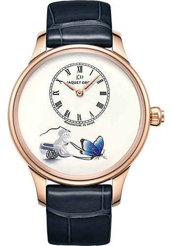 Jaquet Droz Les Ateliers D'Art Petite Heure Minute Enamel Painting 39mm Limited Edition of 28 Watch
