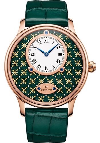 Jaquet Droz Les Ateliers D'Art Petite Heure Minute Paillonnee  Limited Edition of 8 Watch