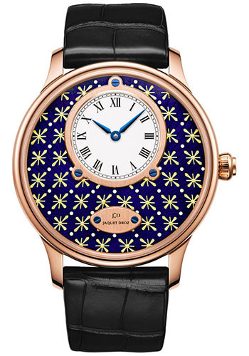 Jaquet Droz Les Ateliers D'Art Petite Heure Minute Paillonnee Limited Edition of 8 Watch