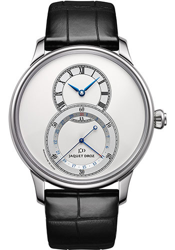 Jaquet Droz Grande Seconde Quantieme Silver Watch