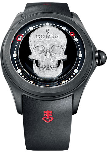 Corum Big Bubble Magical 52 3D Skull Watch